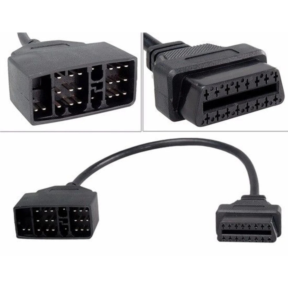 Toyota 22 pin till OBDII 16 pin-adapter för fordonsdiagnos