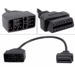 Toyota 22 pin till OBDII 16 pin-adapter för fordonsdiagnos