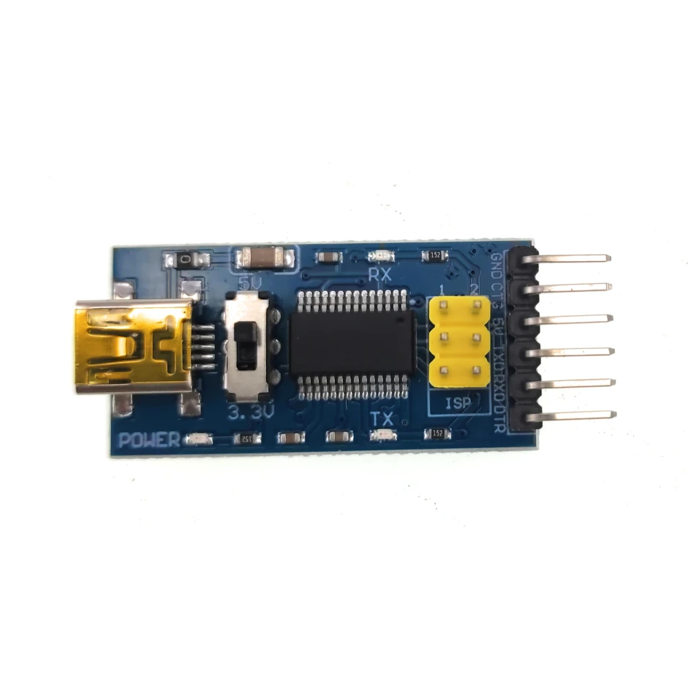 USB till TTL FTDI FT232RL serialadapter 3.3V/5V för Arduino