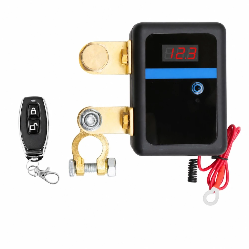 Batterikopplingsfrånkopplare Bil 12V Terminal Strömbrytare Universal Stöldskydd