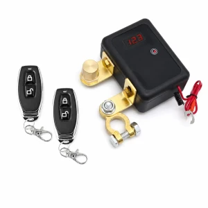 Batterikopplingsfrånkopplare Bil 12V Terminal Strömbrytare Universal Stöldskydd