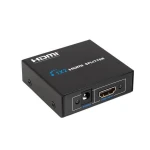 HDMI-fördelare 1x2 Full HD med 1 ingång och 2 utgångar kompatibel med 1080p HDTV och 3D
