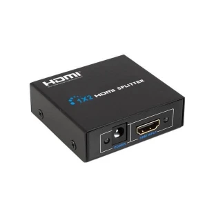 HDMI-fördelare 1x2 Full HD med 1 ingång och 2 utgångar kompatibel med 1080p HDTV och 3D