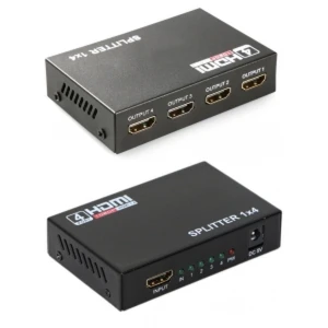 HDMI-splitter 1x4 Full HD 1 ingång 4 utgångar 1080p HDTV och 3D