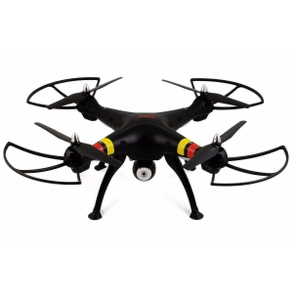 Syma X8W-drönare med HD-kamera och wifi - svart quadcopter 2.4GHz 4CH 6Axis Gyro