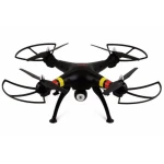Syma X8W-drönare med HD-kamera och wifi - svart quadcopter 2.4GHz 4CH 6Axis Gyro