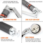 Manuell fettspruta 600ml med fettspruta och högtrycksslang