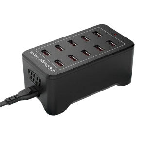 USB-laddstation 10 portar med IQ Charge - 50W 12A, 2.4A per port