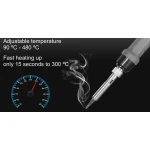 Digital lödstation Mlink S1 60W med LED-display och temperaturlås