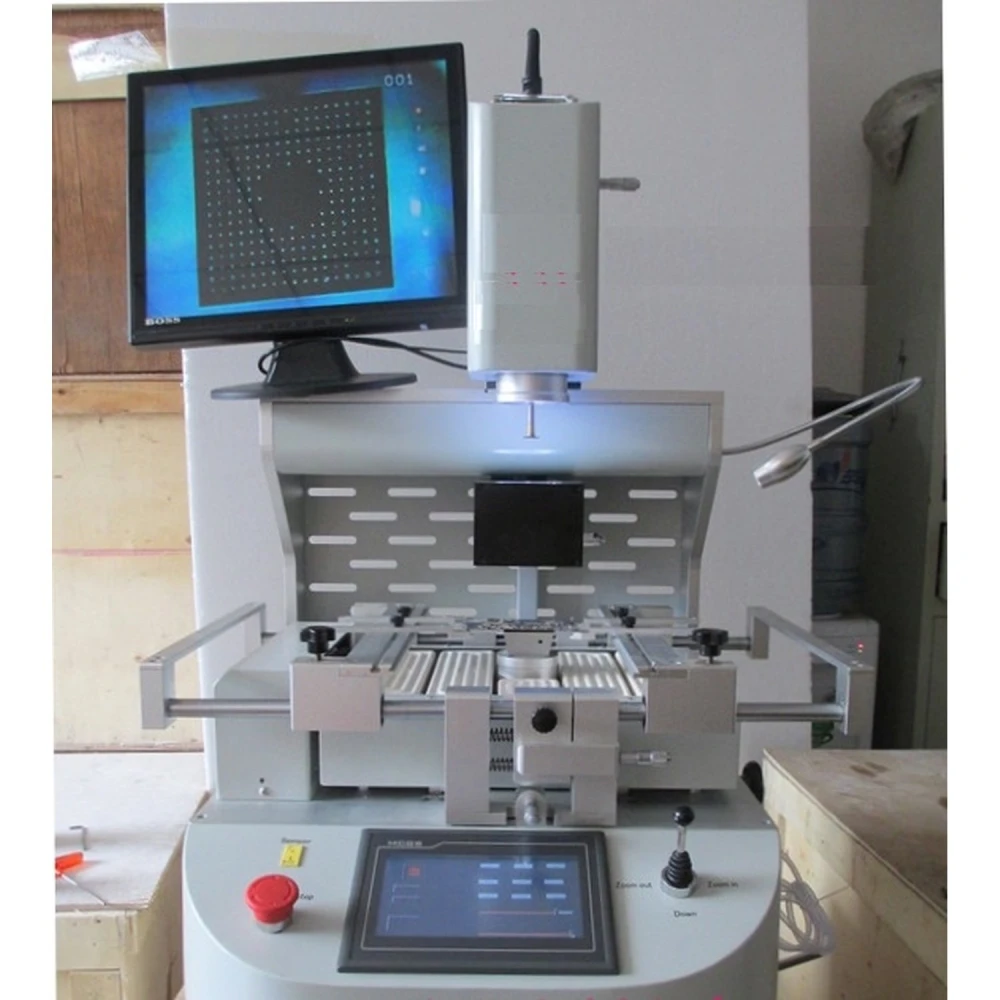 BGA reballingstation Mlink X5 med tre värmezoner och pekskärm