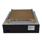 Detalle de la estación separadora Mlink LCD4 con pantalla digital y superficie calefactora