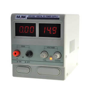 Mlink Justerbar nätaggregat 15V 2A med digital display Mlink APS1502+