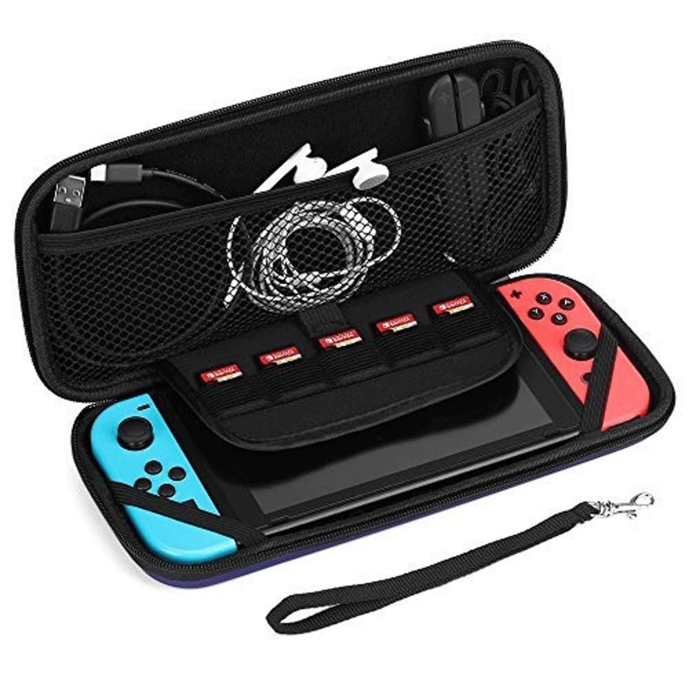 Estuche de transporte para Nintendo Switch con espacio para consola y Joy-Con