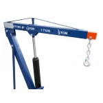 Elevador para motores y maquinaria con brazo ajustable y ruedas universales