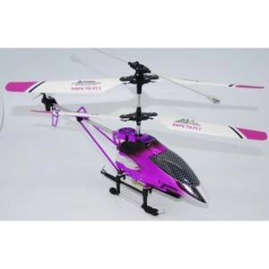 Radiostyrd helikopter M-1 V2 lila med kompletta tillbehör