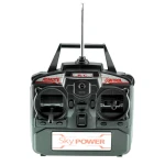 Kit completo del helicoptero DH8001 rojo con accesorios incluidos