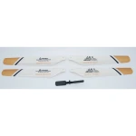 Helicóptero radio control M-1 V2 dorado en caja de presentación