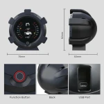 Autool X95 multifunktionell lutningsmätare med GPS