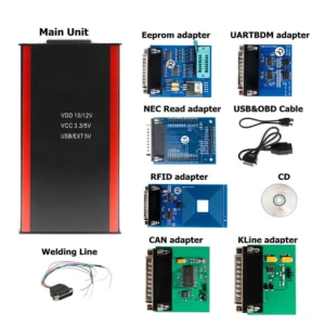 Iprog Pro nyckelprogrammerare för bil upp till 2019 med IMMO och mätarkorrigering
