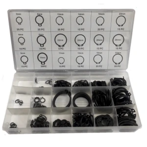 TSX TOOL Seeger circlips-set - 300 metalliska låsringar och retentionsringar