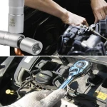 2-delars flexibel magnetisk tändstiftsnyckelsats 14 mm och 16 mm TSX TOOL