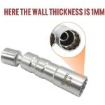 2-delars flexibel magnetisk tändstiftsnyckelsats 14 mm och 16 mm TSX TOOL