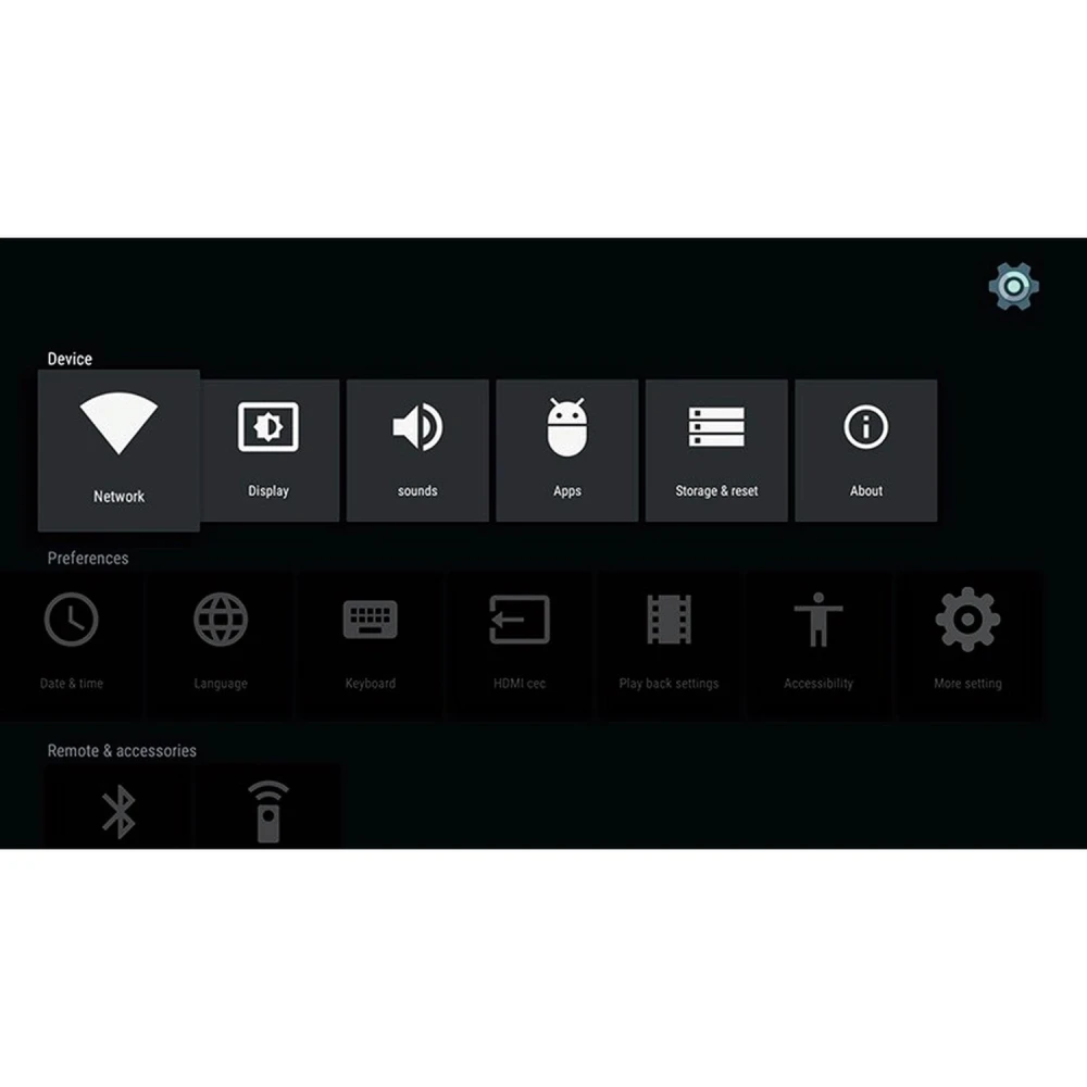 Kii Pro dubbel tuner DVB-S2 DVB-T2 Android TV Box 2GB/16GB 4K