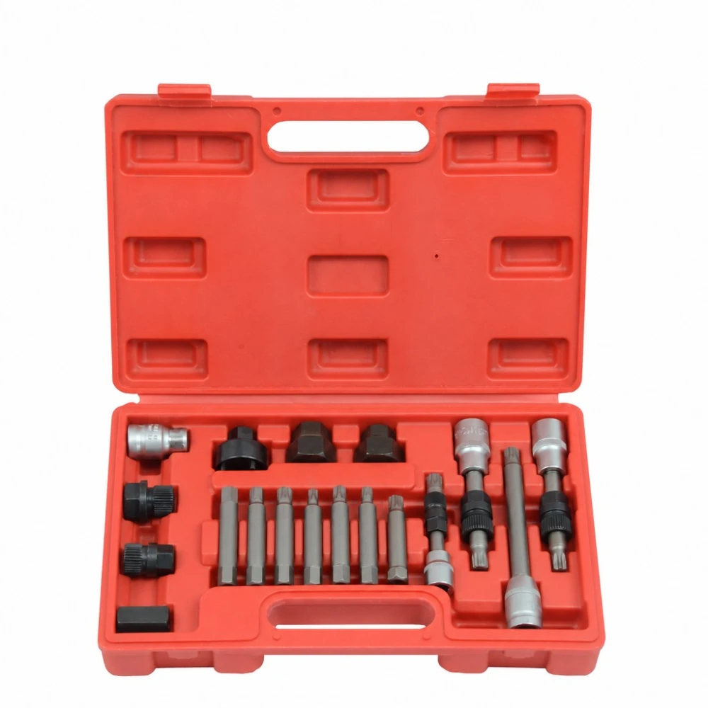 Kit 18 delar demontering av frihjulspulley alternator (OAP / OAD)