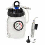 Kit Bromsavluftare och Koppling Pneumatisk Trycksatt 5L med Manometer och Adaptrar