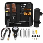 Punkteringsreparationskit Moto Cykel 81 Delar Stickor Stansverktyg Tubeless