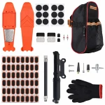Punkteringsreparationskit Moto Cykel 81 Delar Stickor Stansverktyg Tubeless