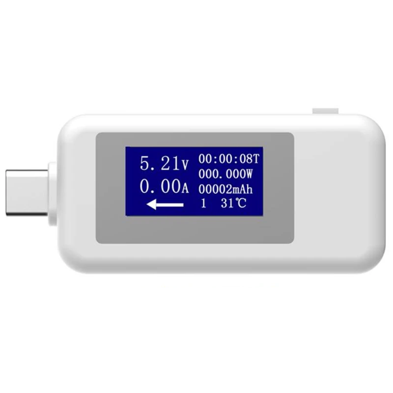 KWS1802C USB-testare strömmätare för USB-C med digital display