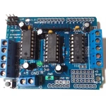 L293d Arduino Shield-drivrutin för styrning och expansion av DC- och stegmotorer