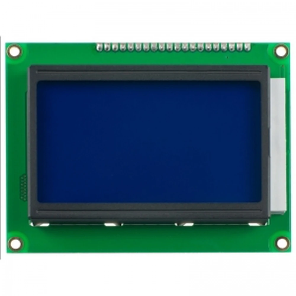 Lcd12864 128x64 grafisk display för Arduino Uno och Mega2560 med blå bakgrund