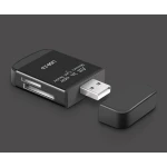 Allt-i-ett USB 2.0 minneskortläsare för Micro SD, MMC, SDHC, TF och M2