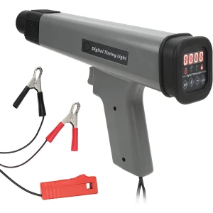 Digital induktiv tändinställningslampa för bil och motorcykel 12V med klämmor