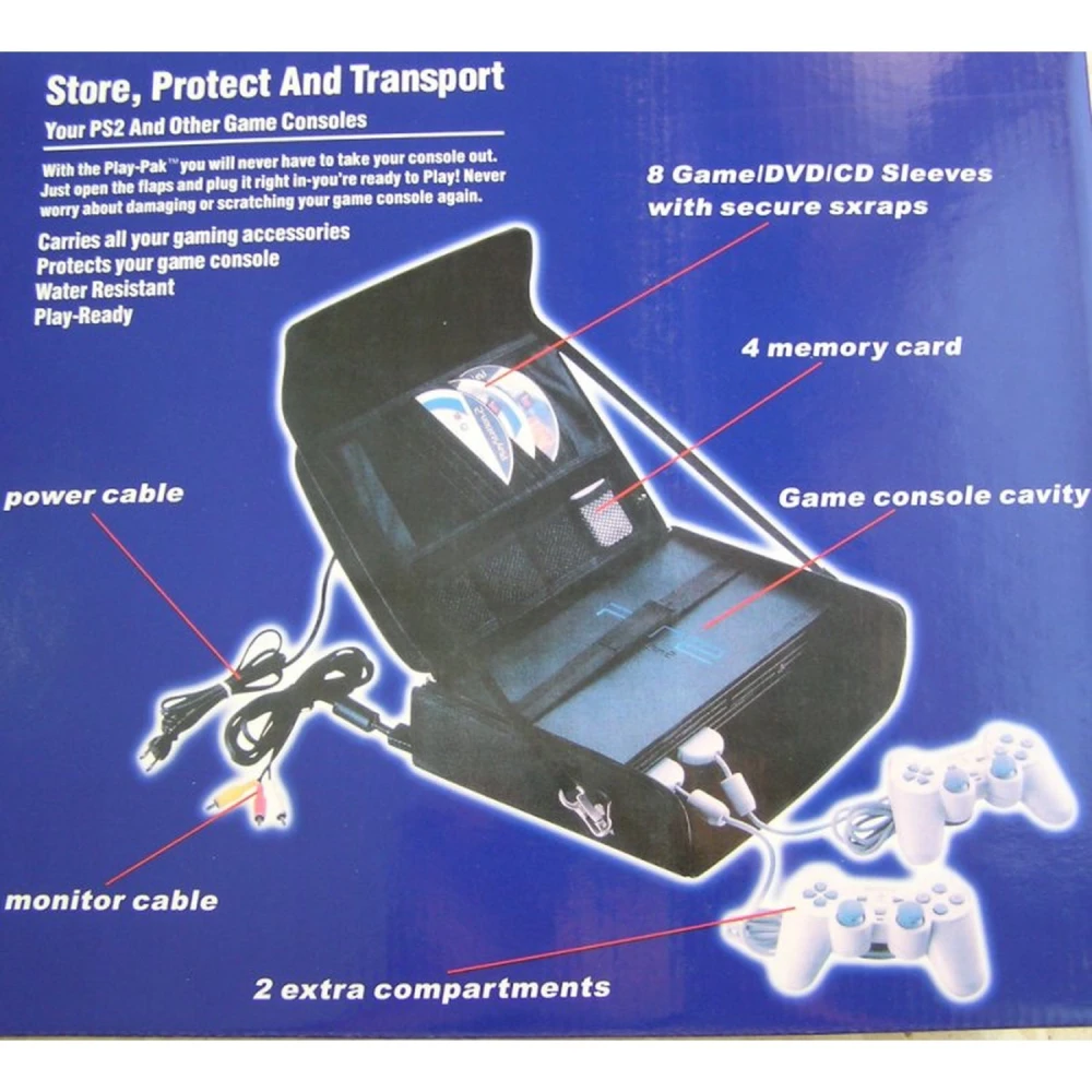 Transportväska för Playstation 2 – ta med din konsol säkert