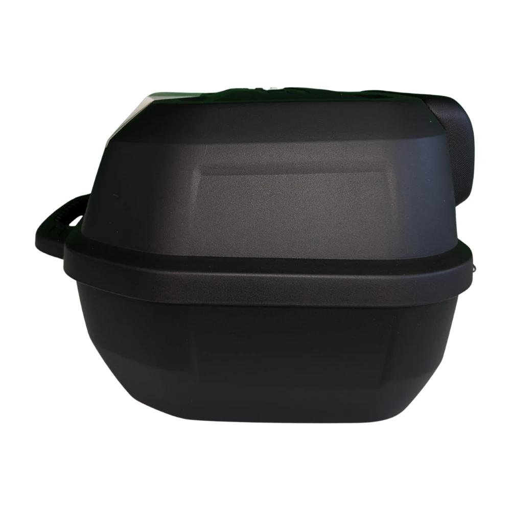 Motorcykel topbox 47L - universell avtagbar topbox med lås och ryggstöd