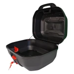 Motorcykel topbox 47L - universell avtagbar topbox med lås och ryggstöd