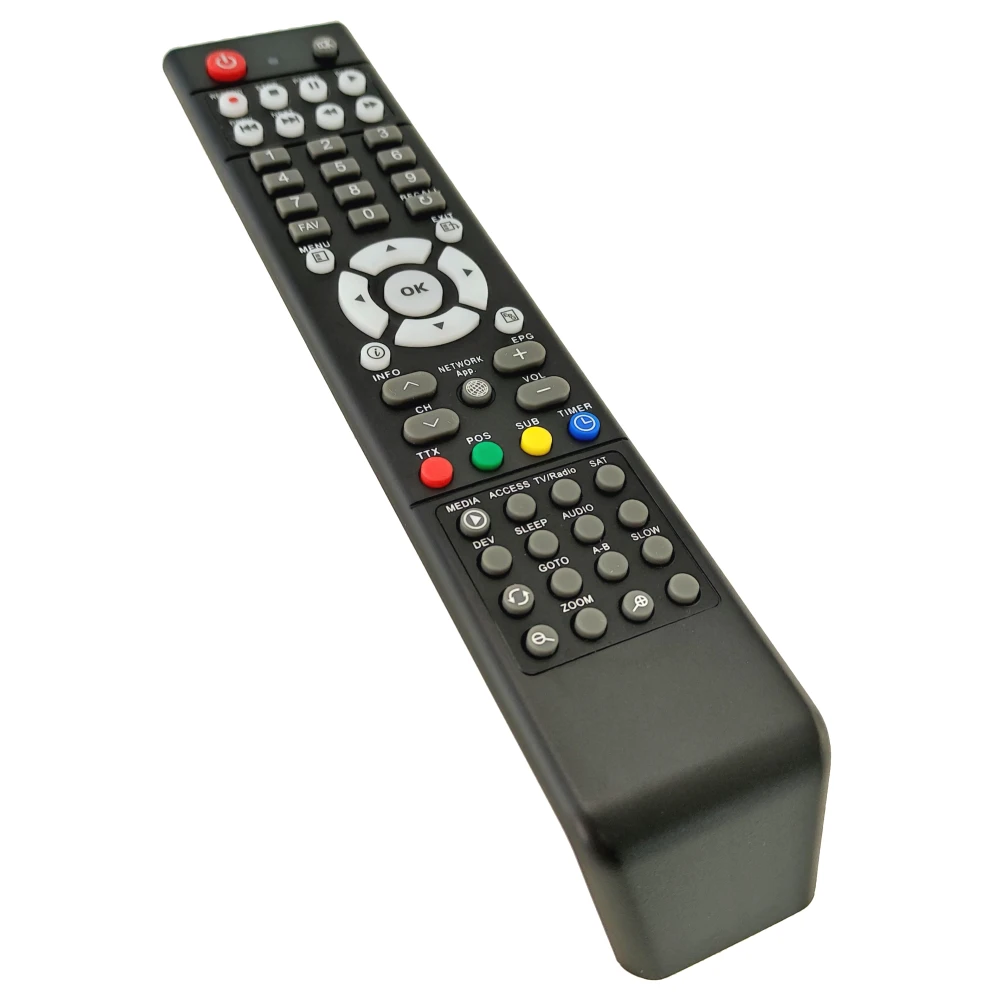 Botones del mando a distancia compatible Openbox V8 Combo negro
