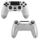 Controlador PS4 blanco compatible DoubleShock 4 con conexión Bluetooth