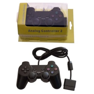 Dual Shock-handkontroll till Sony Playstation 2 med vibration