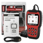 Ancel AS500 OBD2-scanner diagnosverktyg för bilar