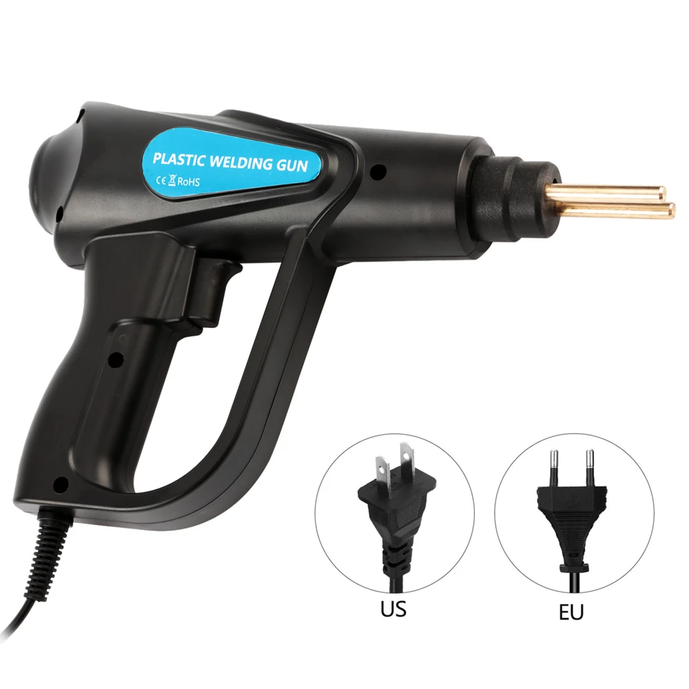 Kit soldador plástico 70W con accesorios para reparación de coche