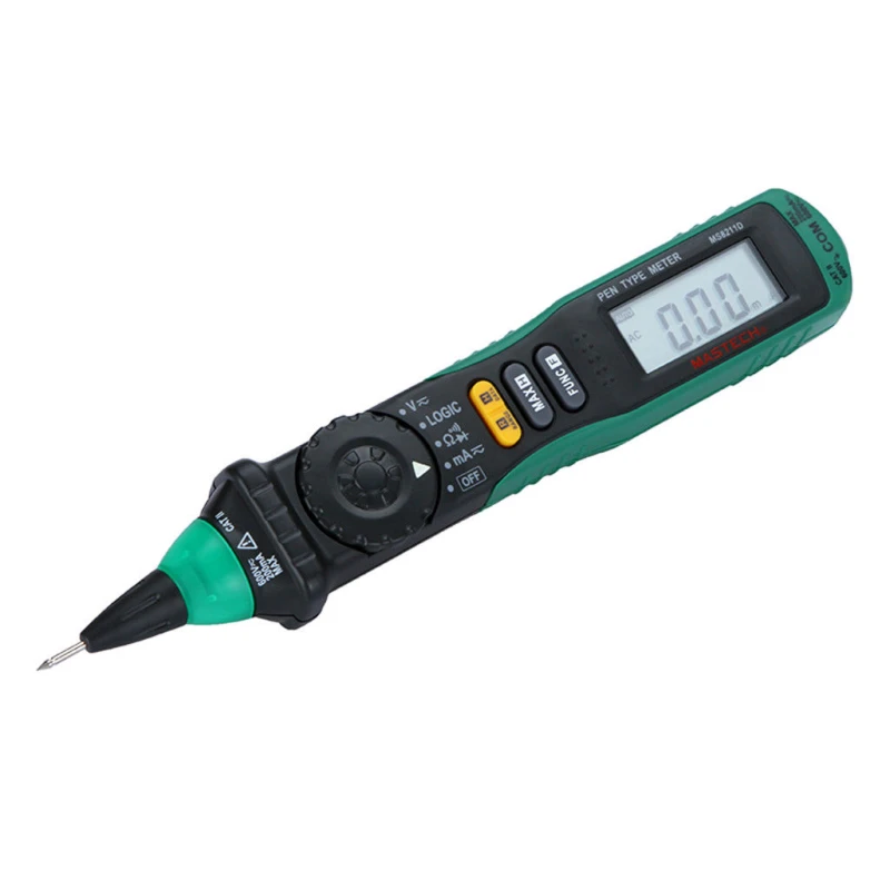 Mastech MS8211D digital multimeter i pennformat LCD AC/DC tester kompakt och exakt