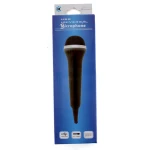 Vista lateral del micrófono USB universal compatible con varias consolas y PC