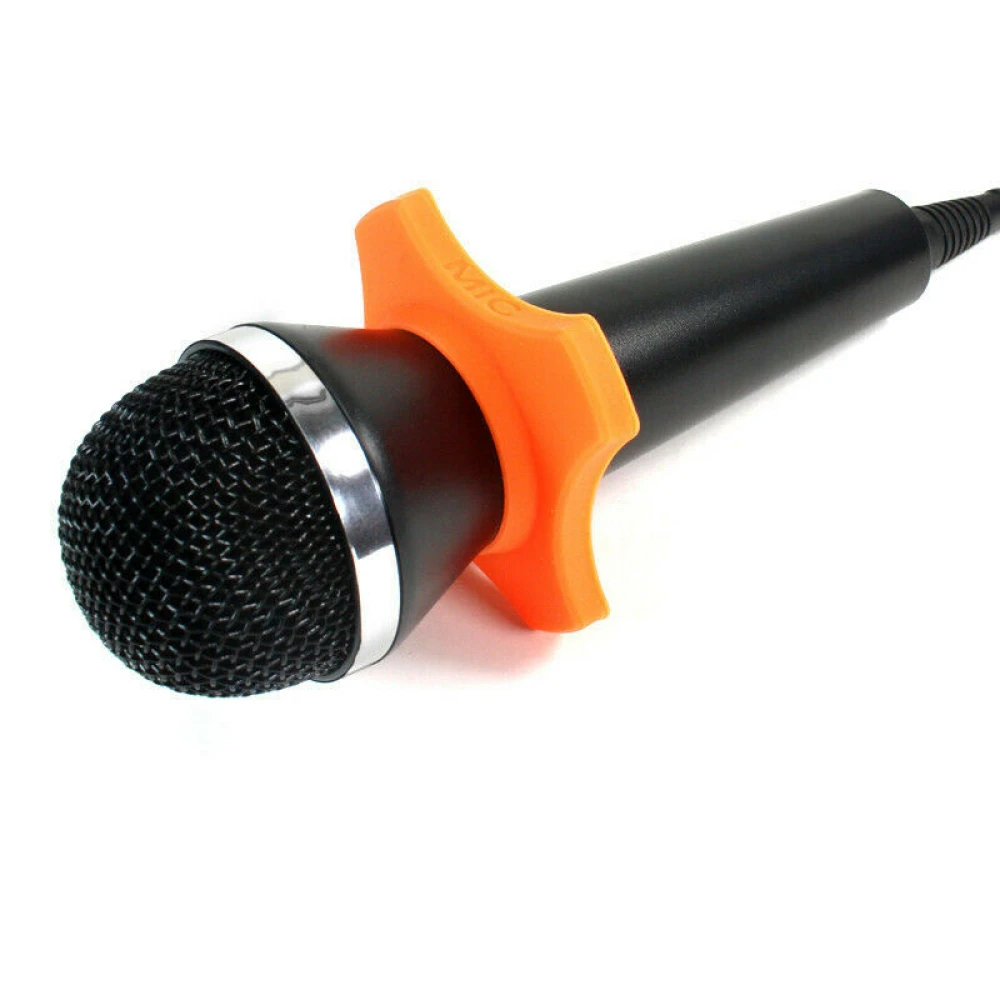 Micrófono USB negro para juegos de karaoke y bandas en consolas y PC