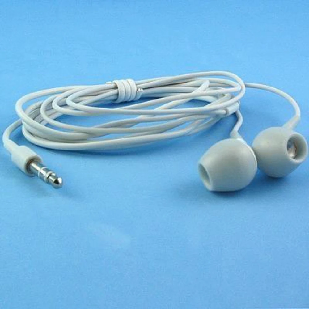 Bekväma och kompatibla vita öronsnäckor för iPod satkit