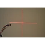 Röd korslaser-modul 5mW 3V-5V för elektronisk mätning