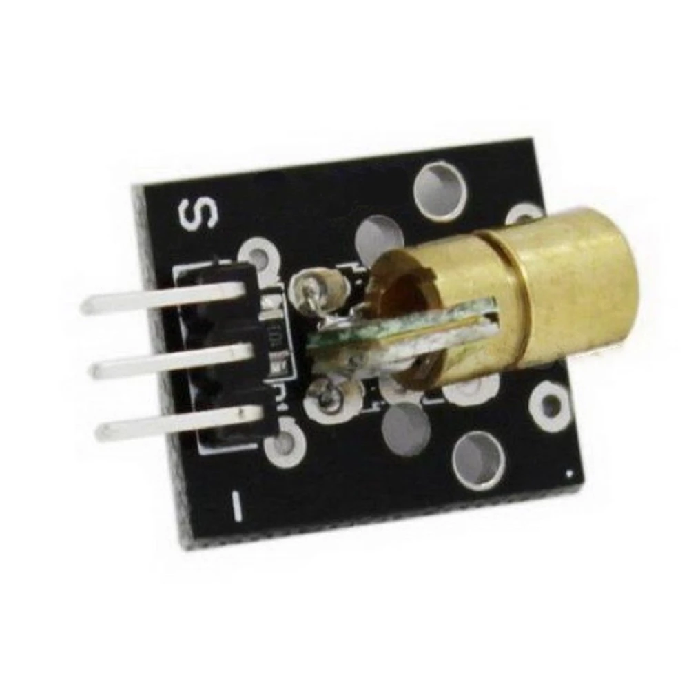 Lasertransmittermodul 5V röd 650 nm 5mW 6mm för Arduino